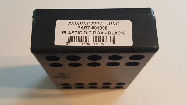 01098 Redding Plastic Die Box, Black