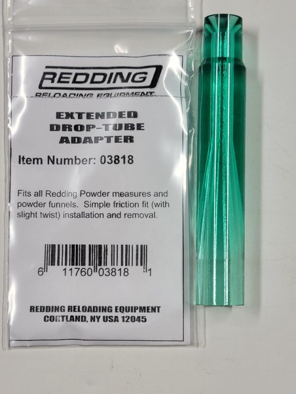 03818 Redding Funnel / Powder Measure Drop Tube Extension