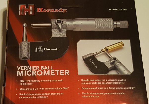 SALE! 050059 Hornady Vernier Ball Micrometer - Image 2