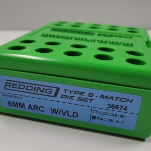 36674 Redding Type-S Match Bushing Full Die Set 6mm ARC