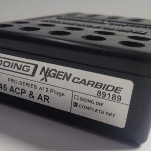 89189 Redding NxGEN Carbide PRO SERIES Die Set 45 ACP & AR