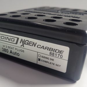 88170 Redding NxGen Carbide 3-Die Set 380 Auto