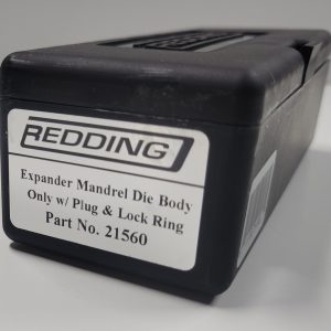 21560 Redding Expanding Mandrel Die Body w/Die Plug/Lock Ring