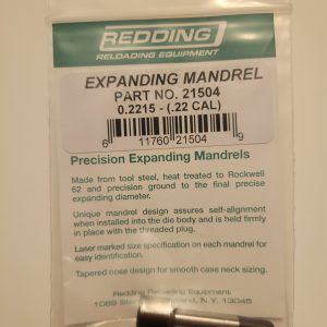 21504 Redding 0.2215 Expanding Mandrel (.22 Cal)