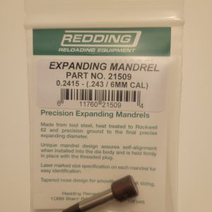 21509 Redding 0.2415 Expanding Mandrel (.243 Cal / 6mm)