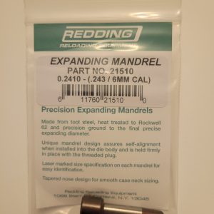 21510 Redding 0.2410 Expanding Mandrel (.243 Cal / 6mm)