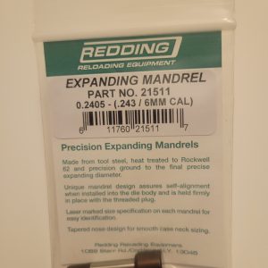 21511 Redding 0.2405 Expanding Mandrel (.243 Cal / 6mm)