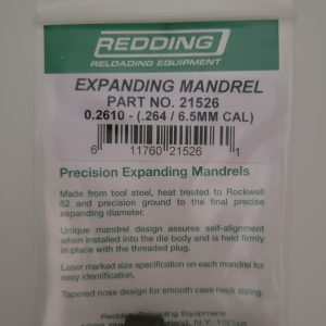 21526 REDDING 0.2610 EXPANDING MANDREL (.264/6.5MM CAL)
