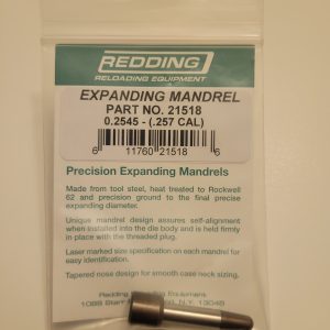 21518 Redding 0.2545 Expanding Mandrel (.257 Cal)