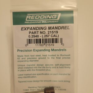 21519 Redding 0.2540 Expanding Mandrel (.257 Cal)