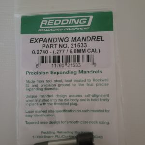 21533 Redding 0.2740 Expanding Mandrel (.277 Cal / 6.8mm)
