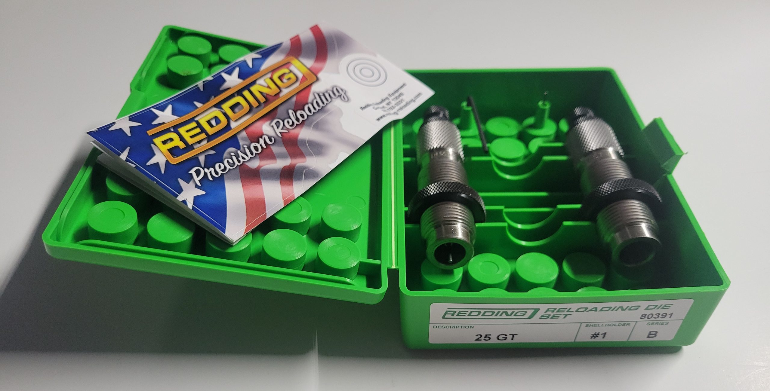 80391 Redding 2-Die Full Length Die Set 25 GT