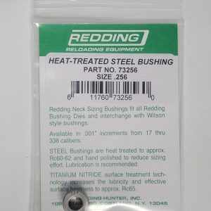 73256 Redding Heat Treated Steel .256" Neck Size Bushing