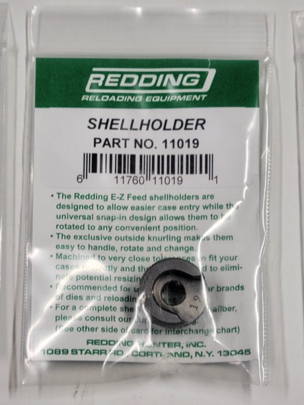 11019 Redding E-Z Feed Shellholder # 19