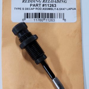 11263 Redding Type-S Decapping Rod Assembly 6.5mm caliber