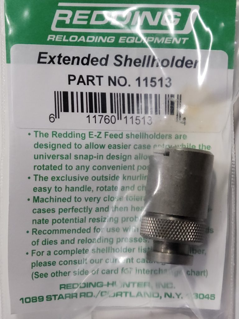 11513 Redding # 13 Extended Shellholder (9mm Auto / Luger) – Accurate ...