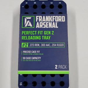 1183635 Frankford Arsenal Perfect Fit Reloading Tray #2 5.56/.223 REM .300 AAC 2/ct
