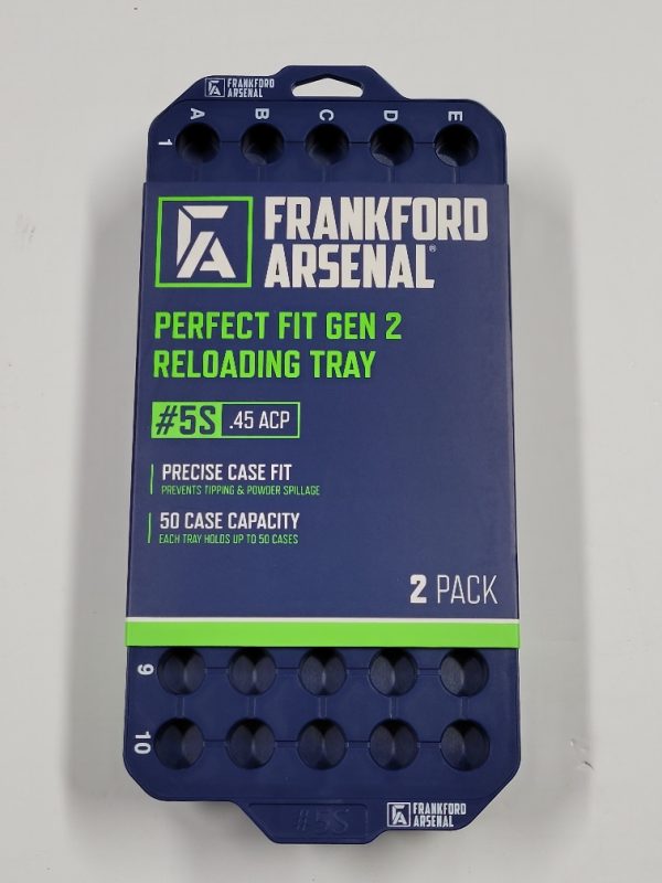 1183641 Frankford Arsenal Perfect Fit Reloading Tray #5S .45 ACP 2/ct