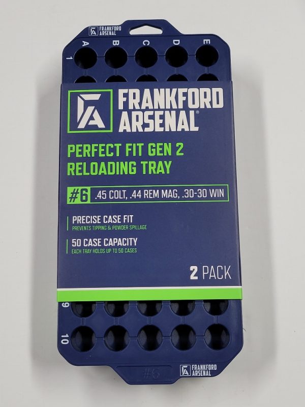 1183642 Frankford Arsenal Perfect Fit Reloading Tray #6 .45 Colt .44 REM MAG 2/ct