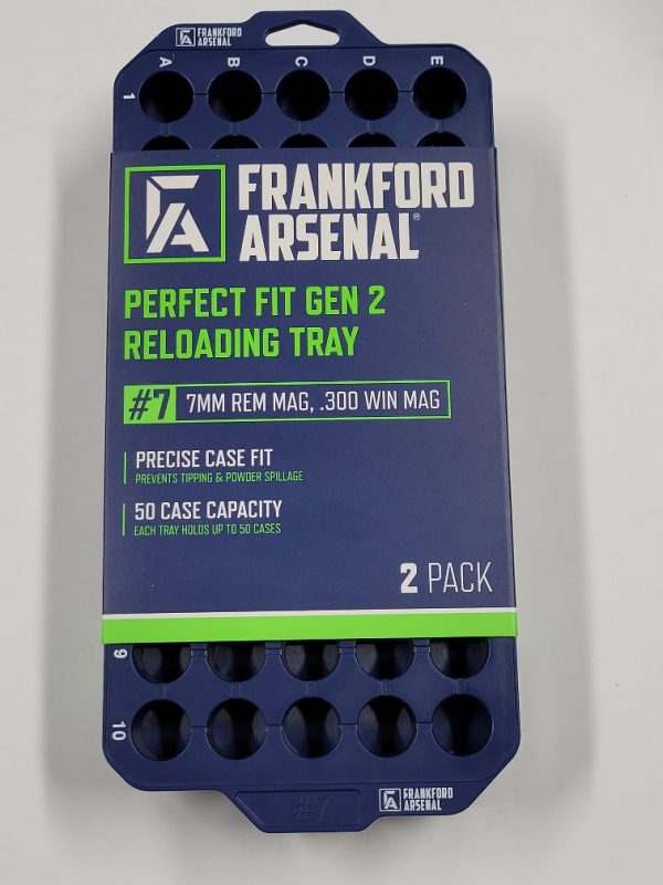 1183643 1183643 Frankford Arsenal Perfect Fit Reloading Tray #7 7mm REM MAG .300 Win MAG 2/ct