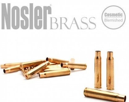 11914 B Nosler Custom 338 Lapua Magnum Cartridge Brass 25 BLEM