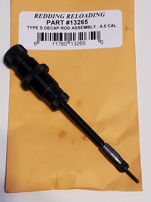13265 Redding Type-S Decapping Rod Assembly 6.5 cal