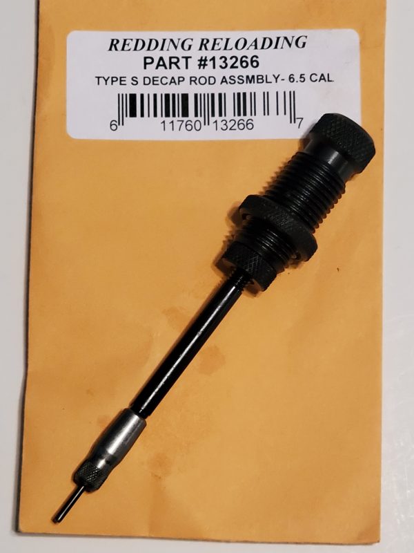 13266 Redding Type-S Decapping Rod Assembly 6.5 caliber