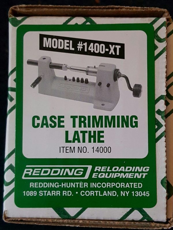 14000 Redding Model 1400-XT Case Trimming Lathe