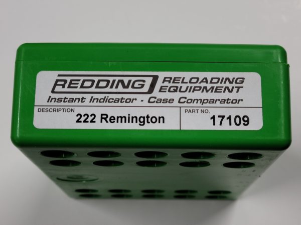 17109 Redding Instant Indicator 222 REMINGTON (no indicator)