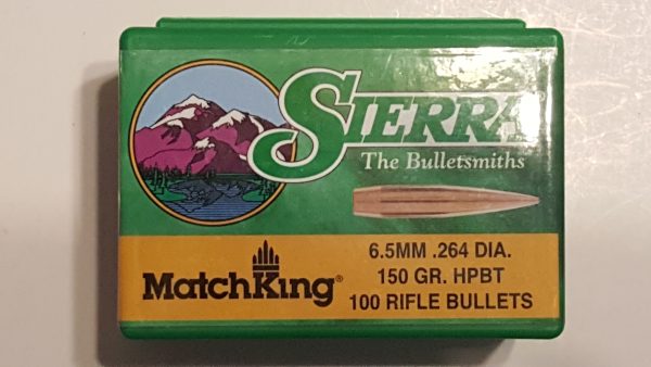 1755 Sierra 6.5 / 264 Cal 150gr HPBT MatchKing Bullets