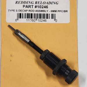 10246 Redding Type-S Decapping Rod Assembly 6mm PPC / Benchrest BR