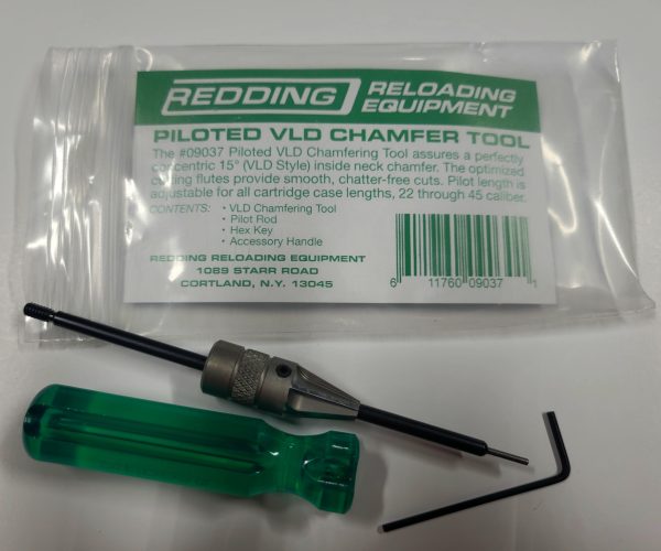 09037 Redding Piloted VLD Neck Chamfering Tool - Image 2