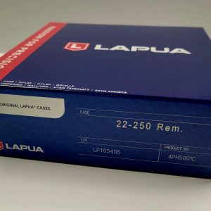 4PH5001 Lapua Brass 22-250 Remington Box of 100