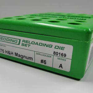 80169 Redding 2-Die Full Length Die Set 375 H & H Magnum