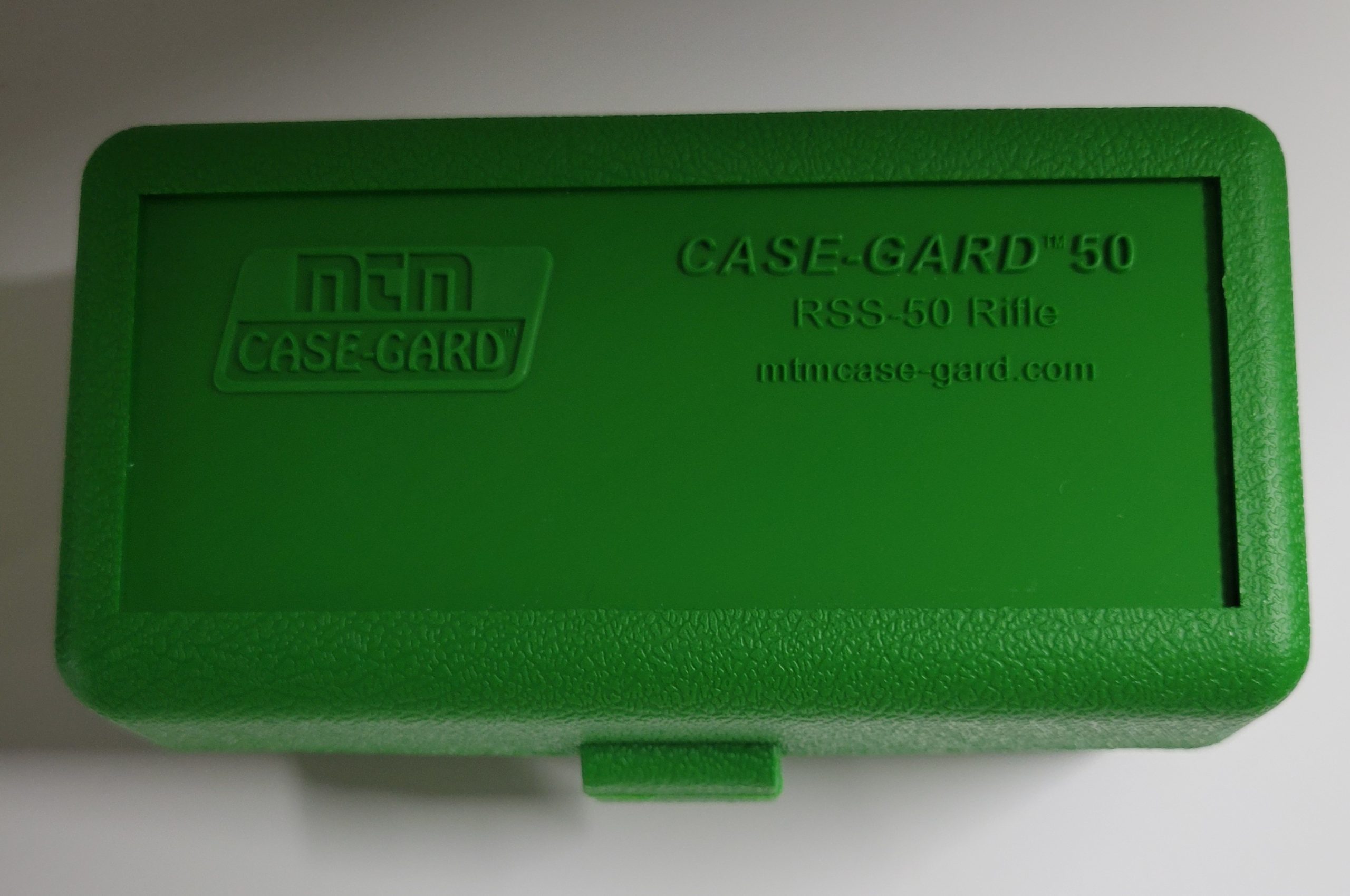 RS-S-50-10 MTM Ammo Box 22-250 22 PPC BR 6.8SPC 50 Round GREEN