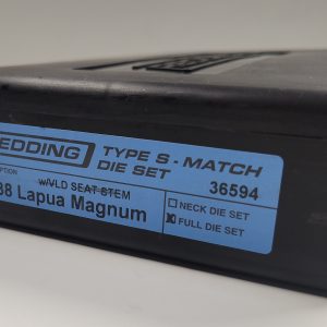 36594 Redding Type-S Match Bushing Full Die Set 338 Lapua Magnum