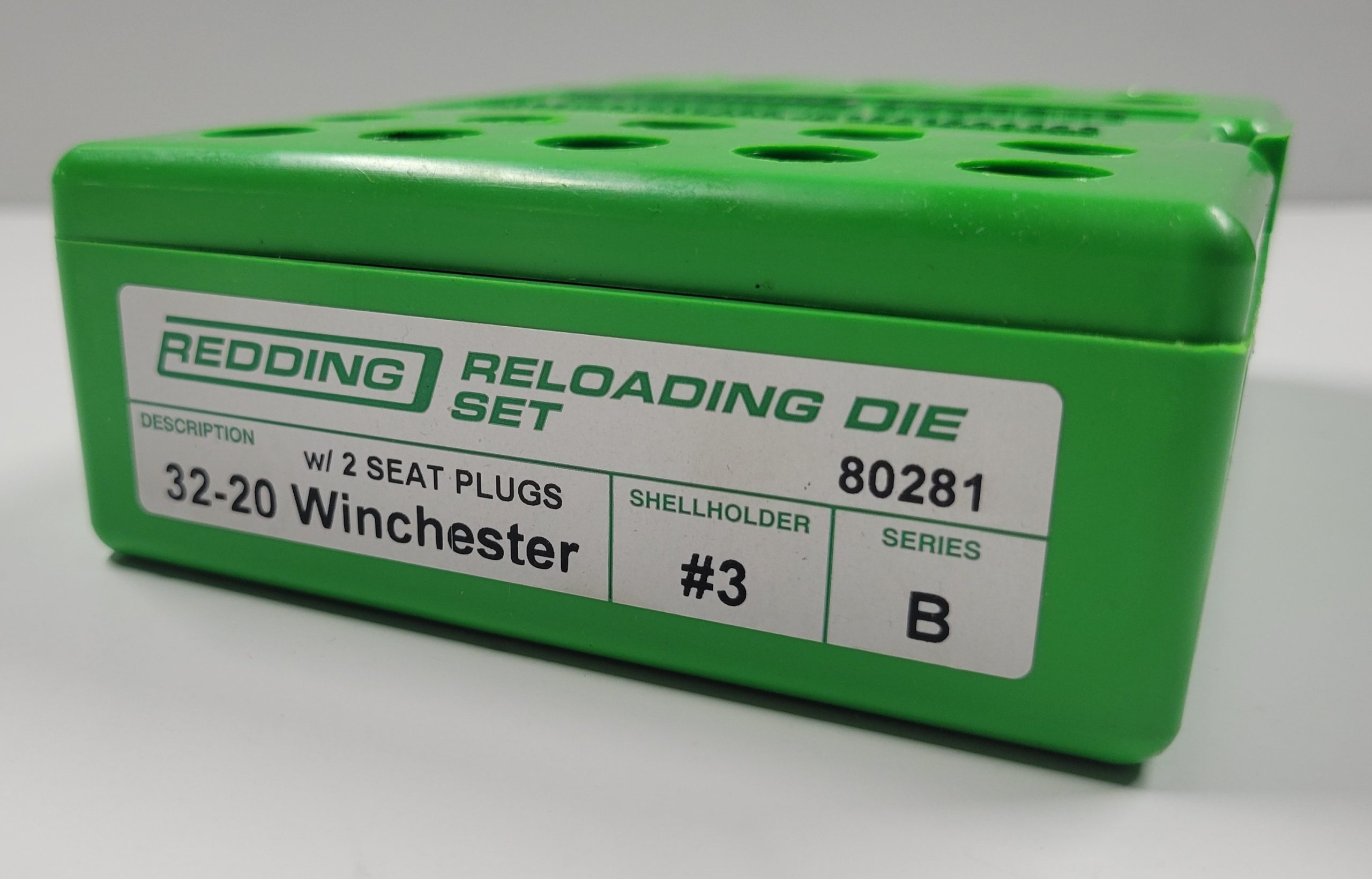 80281 Redding 3-Die Full Length Fireball Die Set 32-20 Win 32WCF