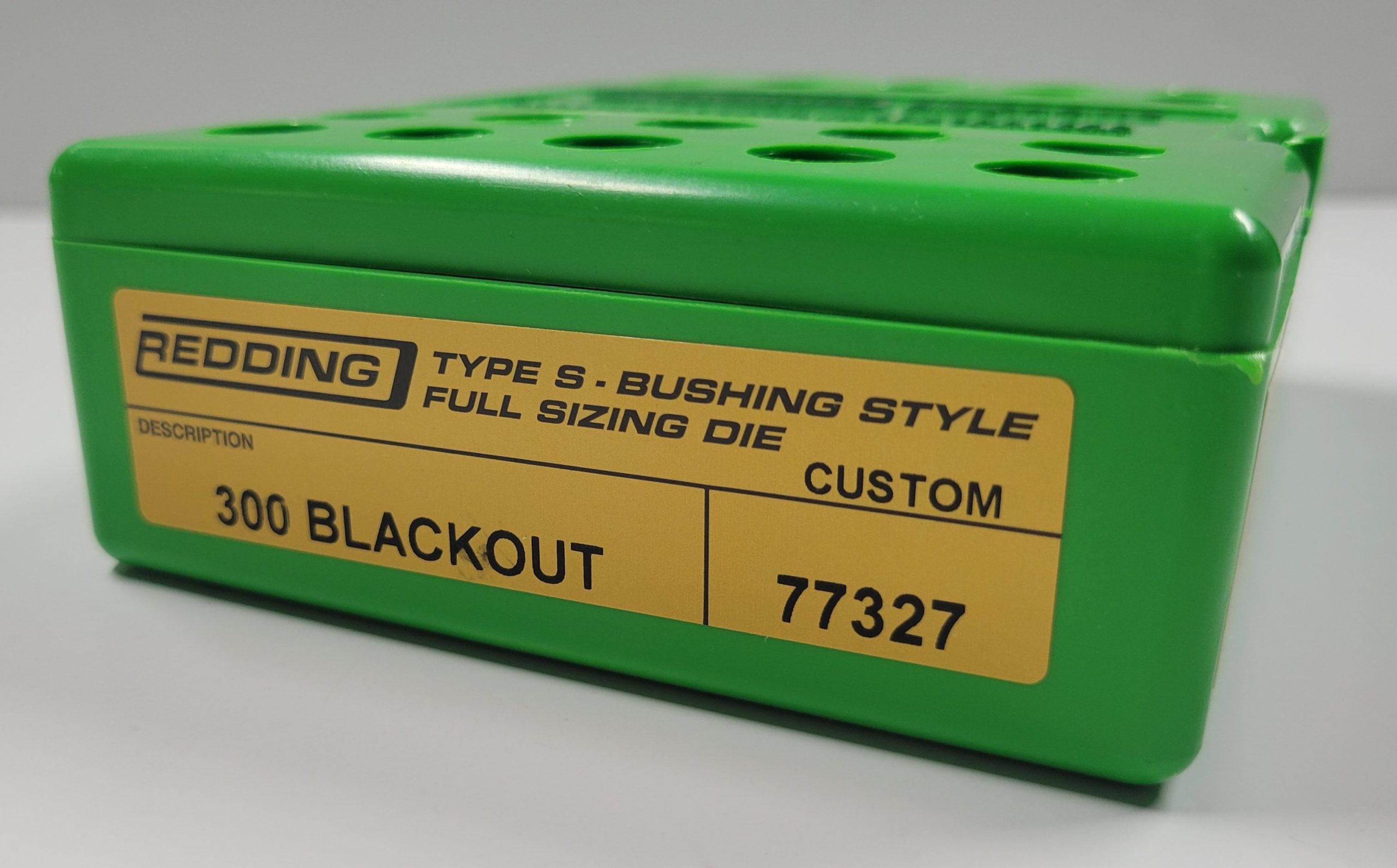 77327 Redding CUSTOM Type-S Full Length Bushing Size Die 300 Blackout