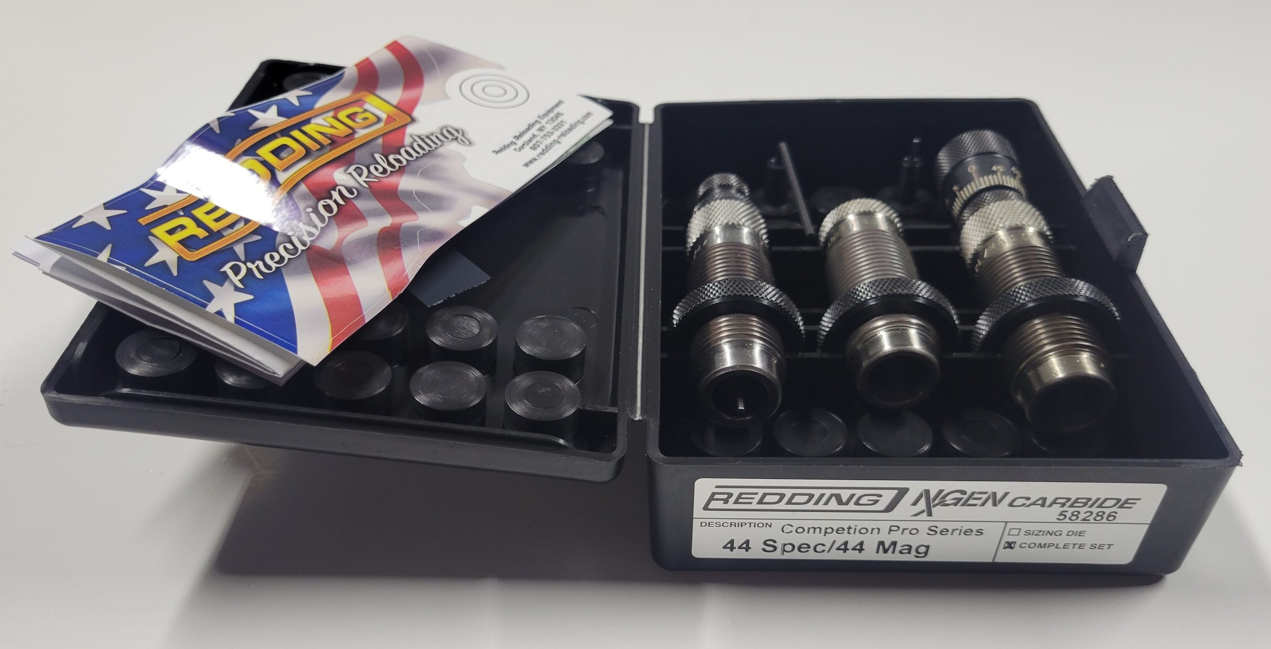 58286 Redding NxGEN Carbide Competition PRO SERIES Set 44 Special 44 Magnum