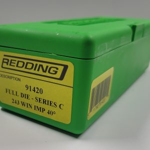 91420 Redding Bottleneck Full Length Sizing Die 243 Winchester Improved 40*