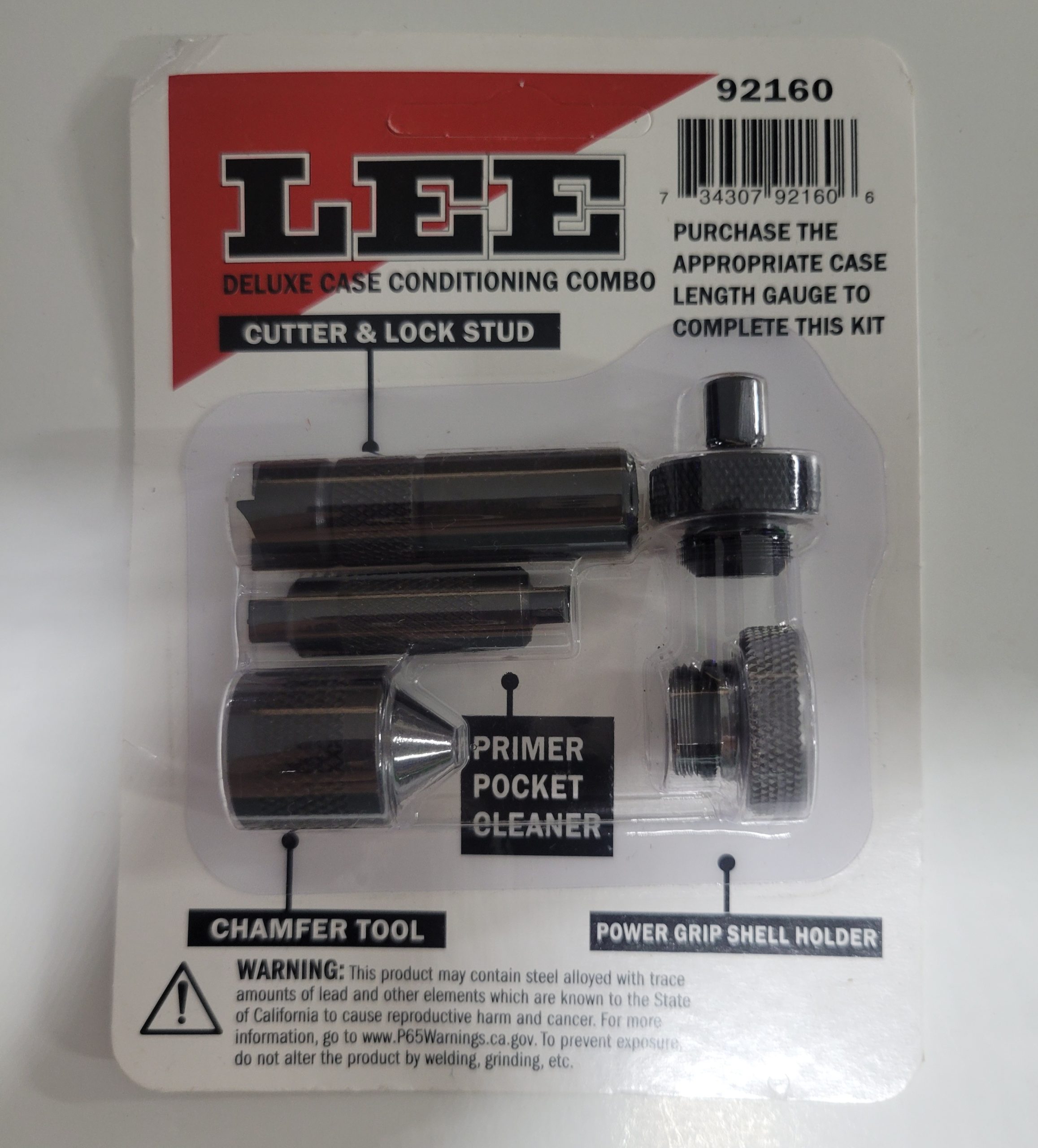 92160 Lee Deluxe Case Conditioning Combo - Cutter & Lock Stud