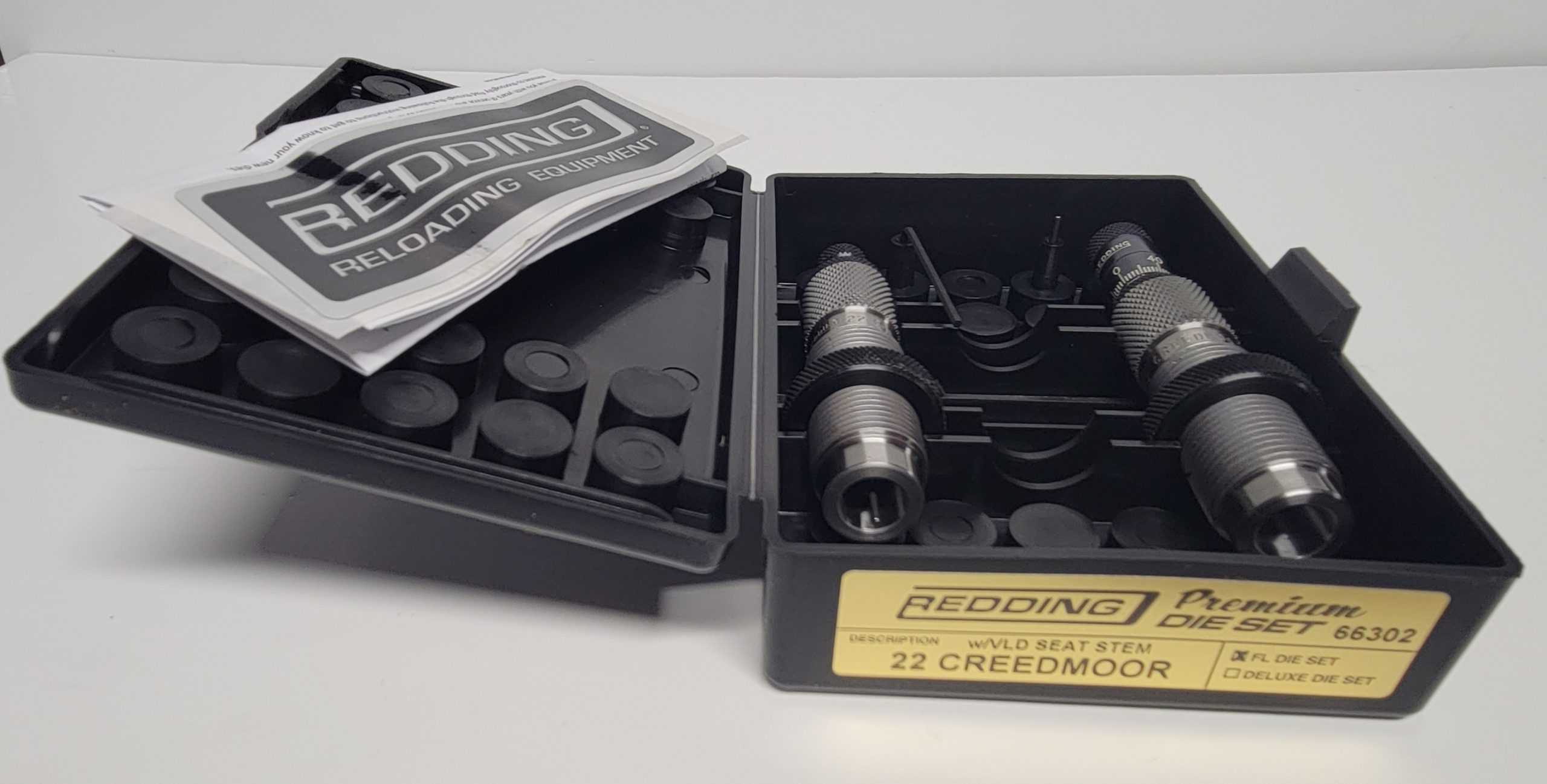 66302 Redding 2-Die PREMIUM FL Die Set 22 Creedmoor