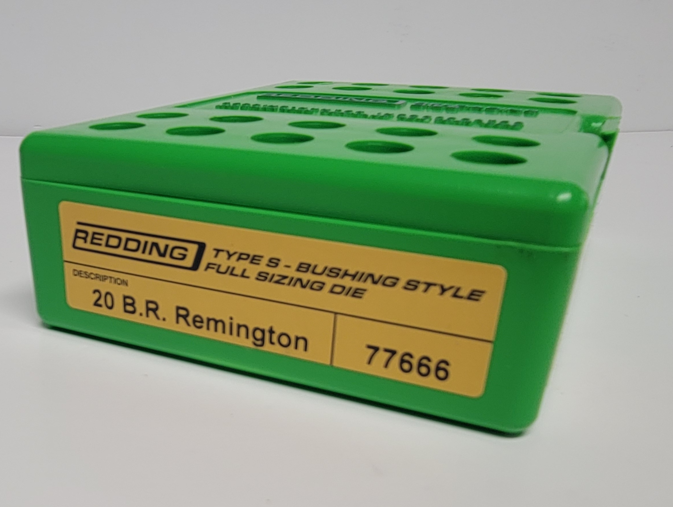 77666 Redding Type-S Full Length Bushing Size Die 20 B. R. Remington