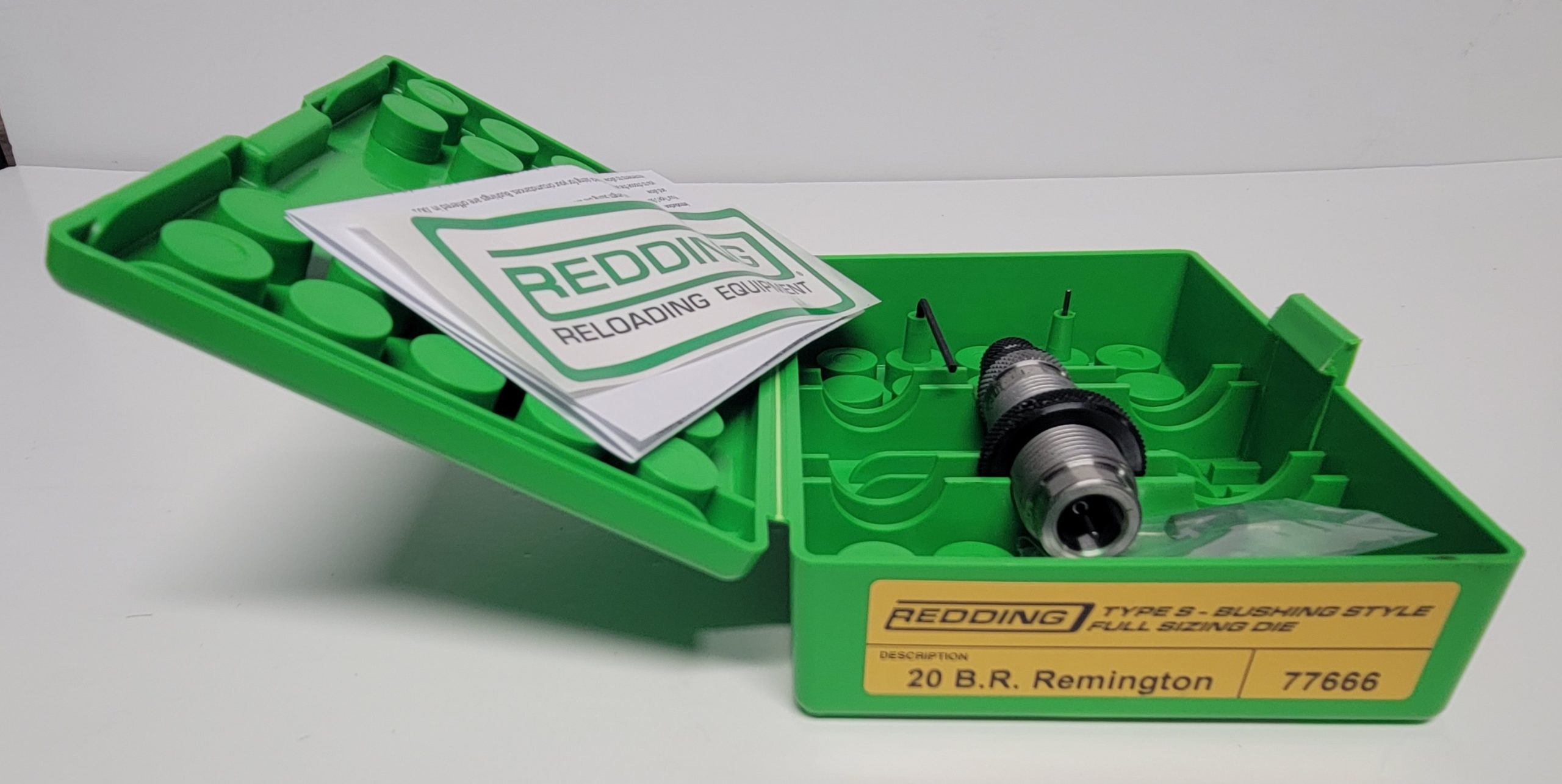 77666 Redding Type-S Full Length Bushing Size Die 20 B. R. Remington