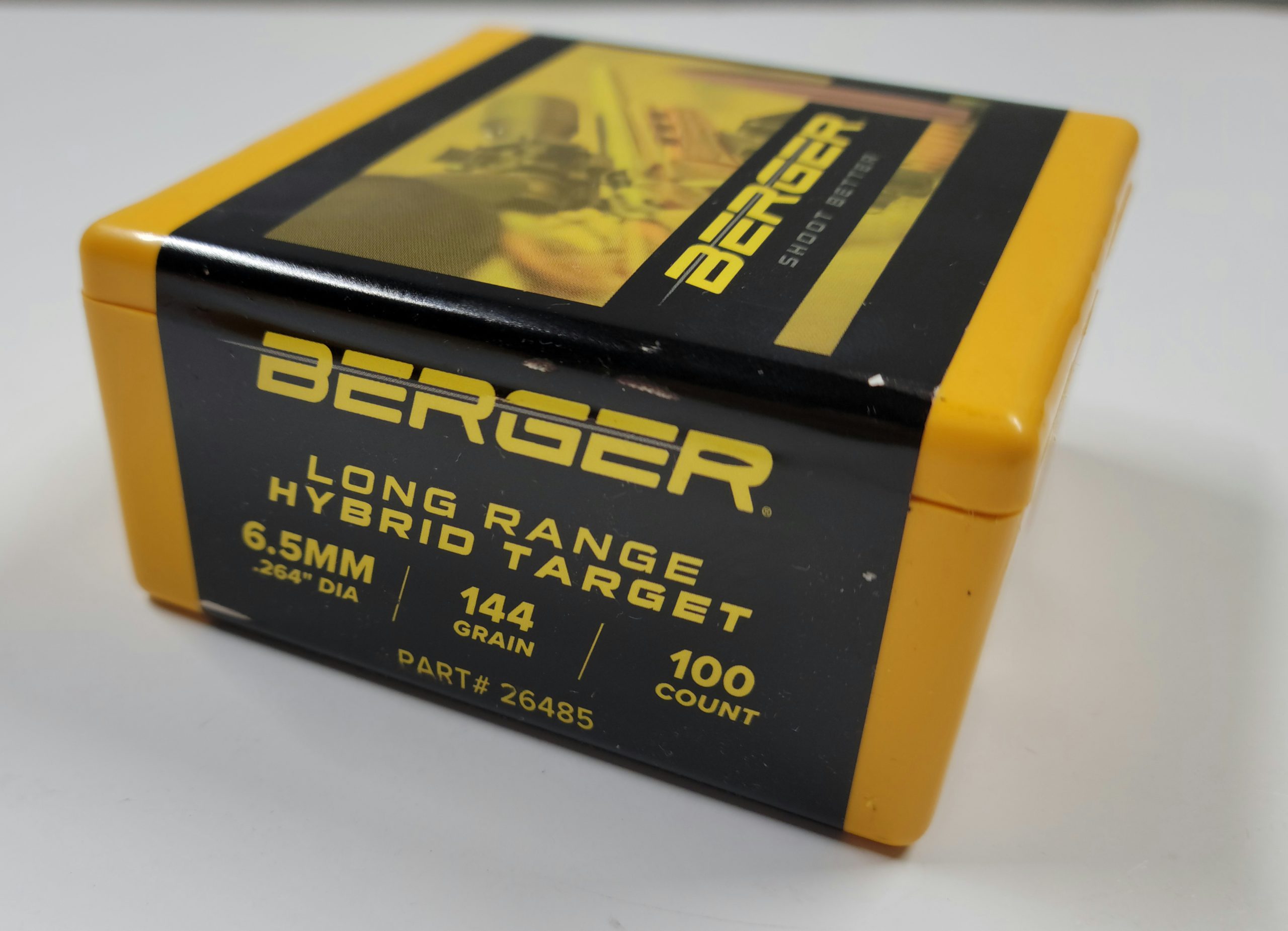 26485 Berger Long Range Hybrid Target Bullets 6.5mm 144gr 100ct
