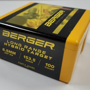 26486 Berger Long Range Hybrid Target Bullets 6.5mm 153.5gr 100ct