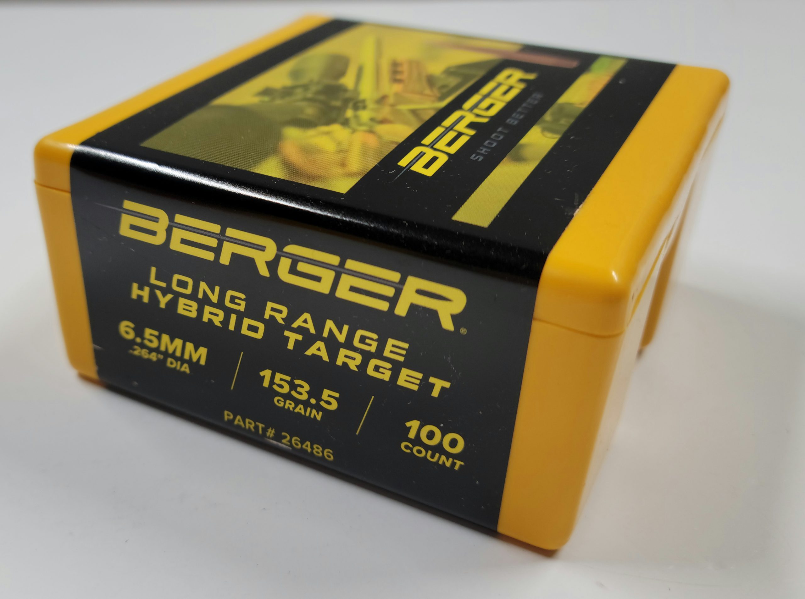 26486 Berger Long Range Hybrid Target Bullets 6.5mm 153.5gr 100ct