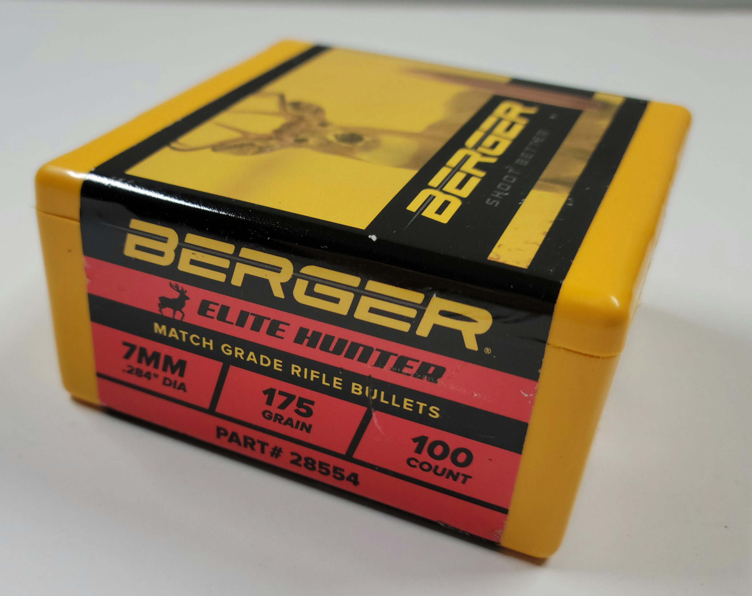28554 Berger Elite Hunter 7MM 175gr JHP Bullets 100/bx