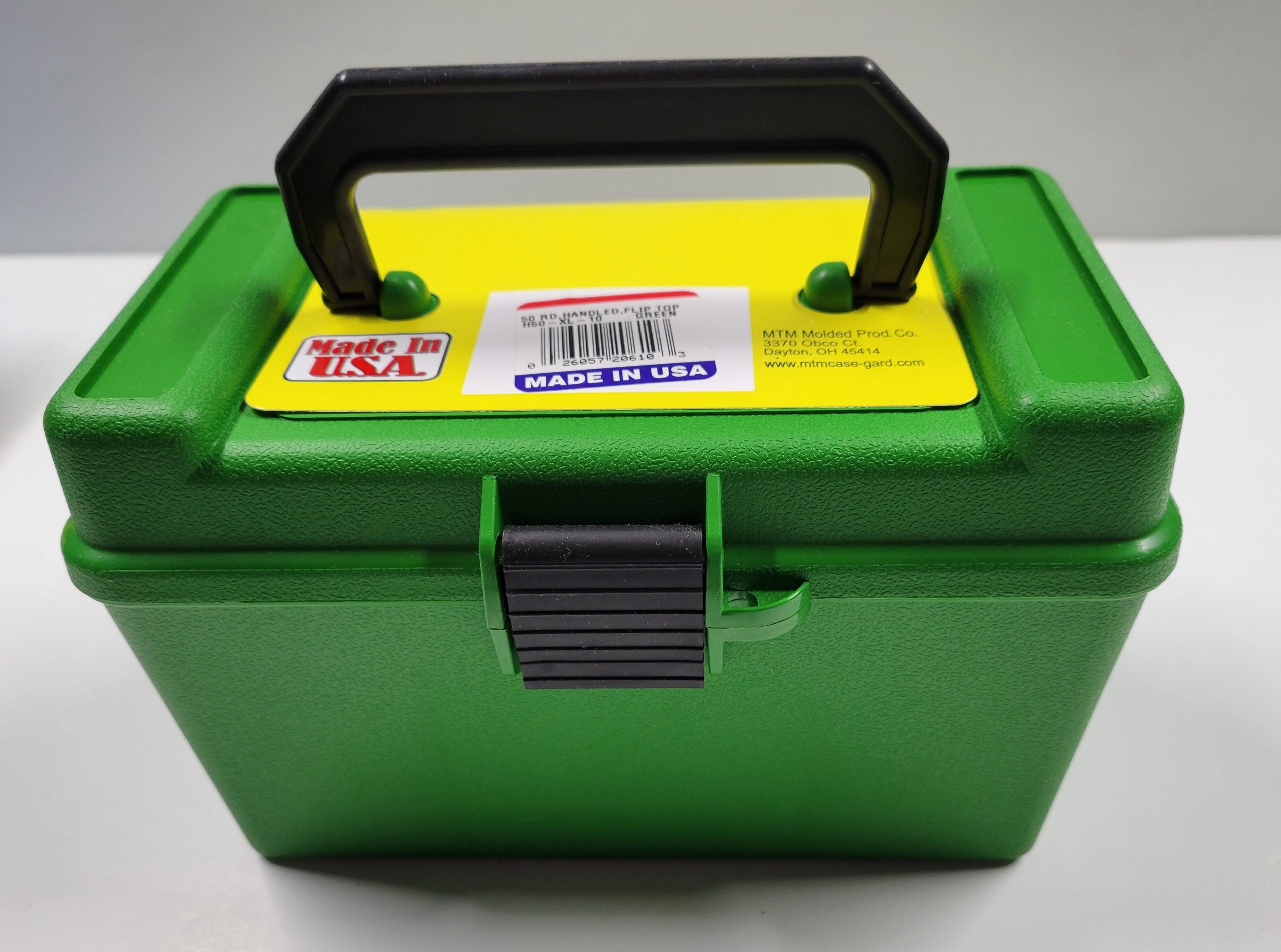 H50-XL-10 MTM Deluxe Ammo Box 50 Round Handle 300 WSM 300 Rem Ultra Mag RUM
