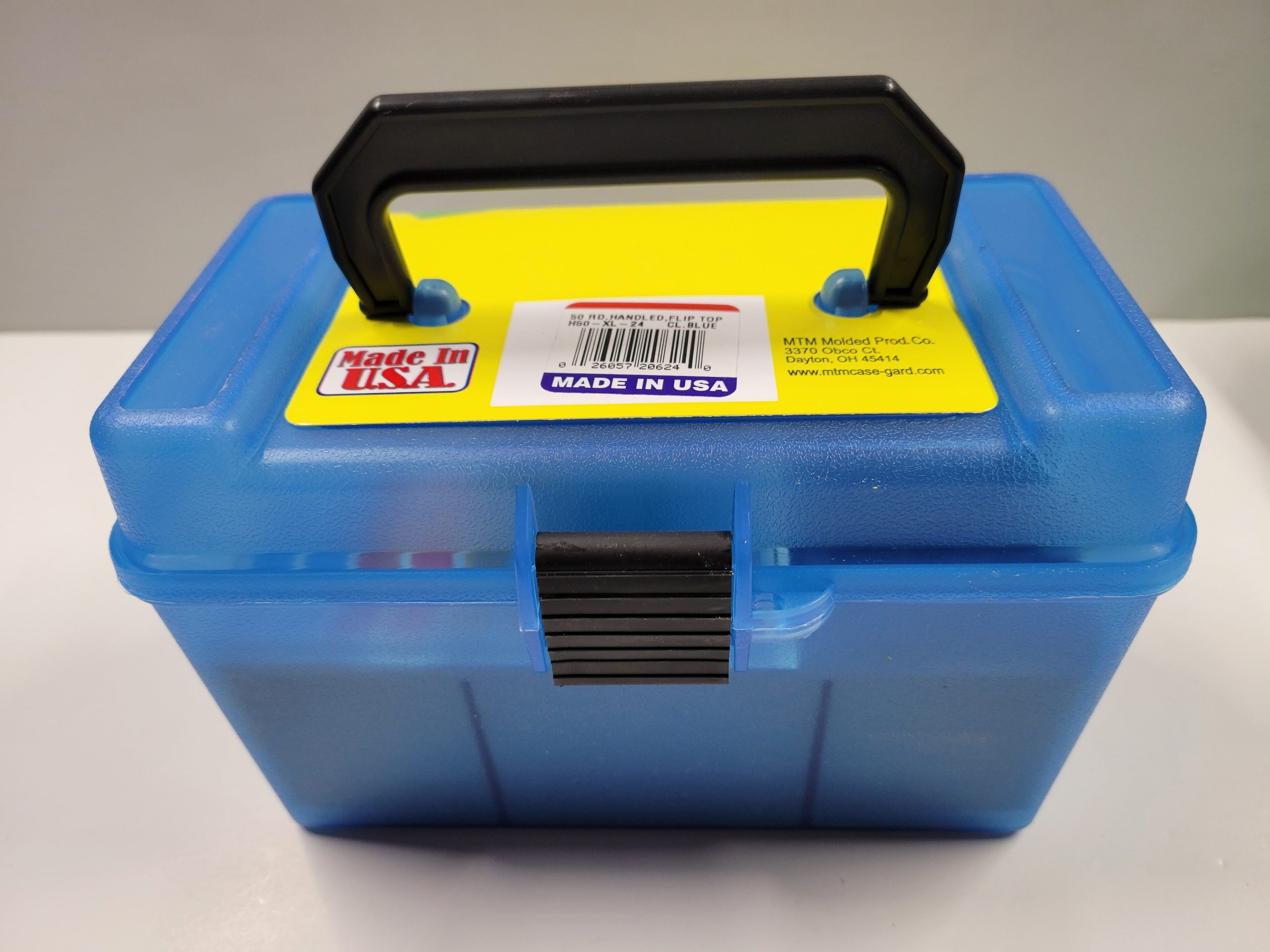 H50-XL-24 MTM Deluxe Ammo Box 50 Round Handle 300 WSM 300 Rem Ultra Mag RUM - Image 2